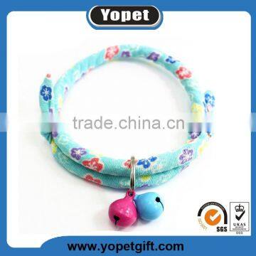 Wholesale Fashion Colorful Cat Collars with Small Bell Dog Collars
