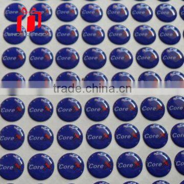 China supplier custom clear epoxy stickers for sale