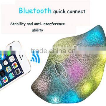 Newest Devil Rays Colorful LED light Wireless Stereo Smart Bluetooth Speaker Support External Input And TF Card