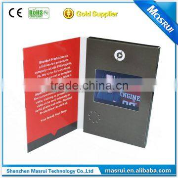 Customized Video Greeting Card/Video Booklet With Creative Design for Business Promotional Gift photo-4