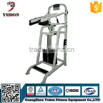 Commercial Standing Calf Raise Gym Fitness Equipment with factory price and 3MM thickness tube