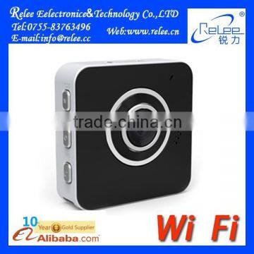 Battery operated mini wireless hidden security video wifi ip camera with memorv card