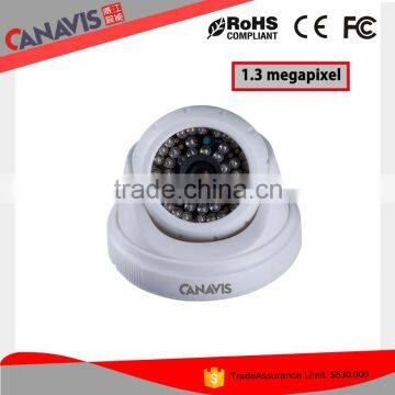 1.3mp cctv security system indoor camera 960P plastic dome