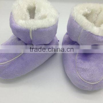 Soft Sole Purple Baby Booties Baby Snow Boots Shoes photo-2