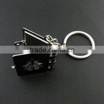 Engraved Silver Picture Frame Keychain