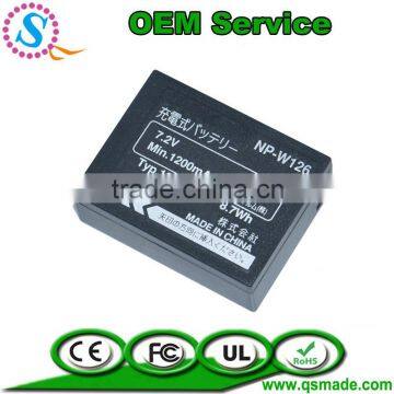 Good quality li-ion battery NP-W126 for Fujifilm X-PRO1 XE1 X-E1 HS30 HS33 HS35 HS50 EXR