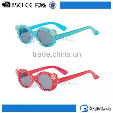 Flower designer little girl customized frame sunglasses