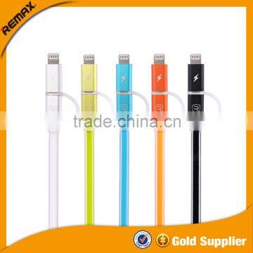 REMAX Aurora 2 in 1 Micro USB Data Cable With LED