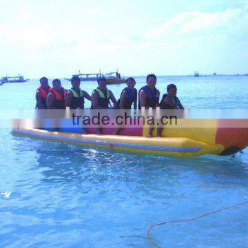 banana inflatable pleasure boat/7 persons