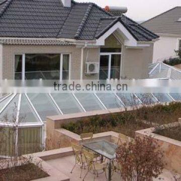 6000 series aluminum extrusion profile sun room/sun house/summer house