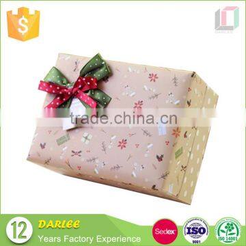 2016 High Quality Fancy Empty Cardboard Gift Box With Lids
