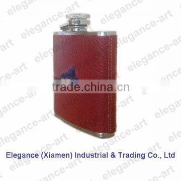 5oz New Leather Wrapped Flask at Cheaper Price photo-2