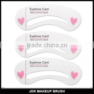 Beauty Makeup Eyebrow Drawing CardEyebrow stencil Eyebrow card