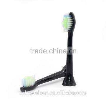 Standard sonic toothbrush head made in china, P-HX-6064 for Philips Sonicare(black)