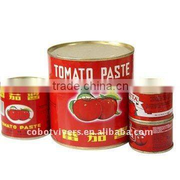 canned fruit and vegetables tomato paste