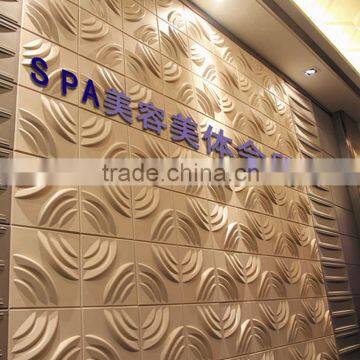 High quality PVC 8001-2 decorative 3d wall panel mold