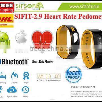 SIFIT-2.9 Fitness Band Heart Rate, Optical Heart Rate Sensor, Calorie Measurement, Sleep Quality Monitoring