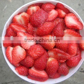 Chinese frozen strawberry in syrup strawberry flavor