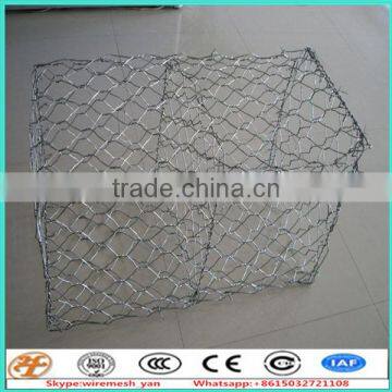 hot-dipped galvanized zinc coated 6mm gabion wall construction gabion baskets