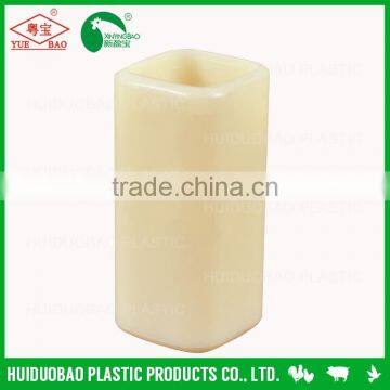 Square plastic pipe joint