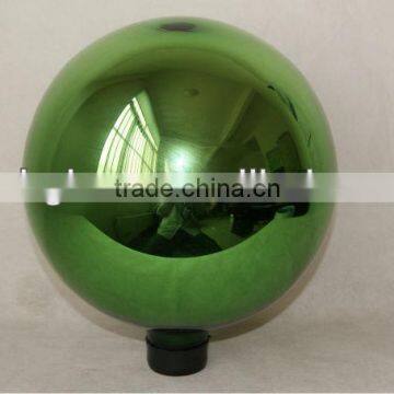 25cm green hand blown glass ball ,hot