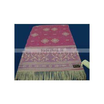 cashmere printing throw