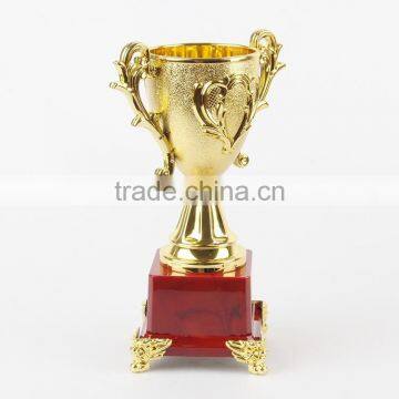 New Golden Electroplating Binaural Metal Plating Trophy for the Prize photo-2
