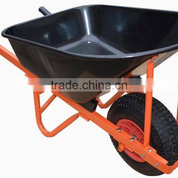 Heavy duty garden wheel barrow with 6.50-8 wheel