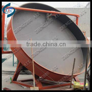 Long using time organic fertilizer granulator/disc granulator machine with low price