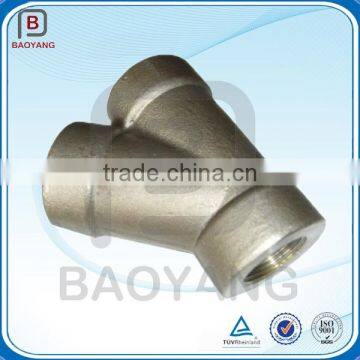 Customized Made Steel Forging 45 Degree Y Branch Lateral Pipe Fitting Tee