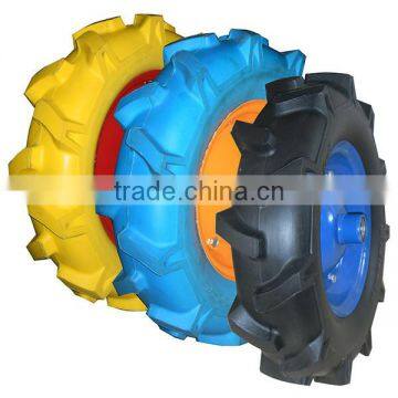 Heavy Duty Environmental Protection Wheelbarrow PU wheel For Sale 4.00-8