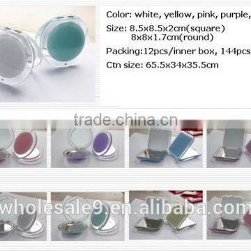 Acrylic Folding Pocket Costmetic Mirror Pink, Blue, Yellow, Green photo-4