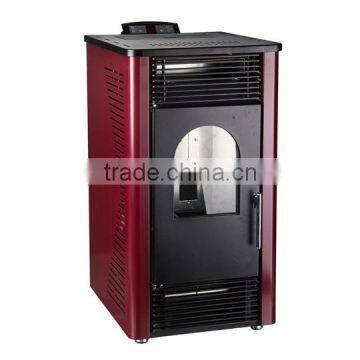 Mini pellet wood stoves 6KW good quality low price burner electric stove 2016