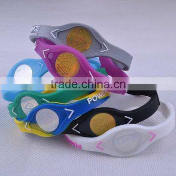 Hot sale!!! Most special promotion gift energy silicon bracelet charms fashion bracelets 2013