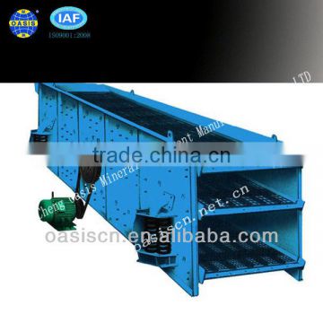 Condole type double deck vibrating screen/2011 hot high frequency efficiency vibrating screen