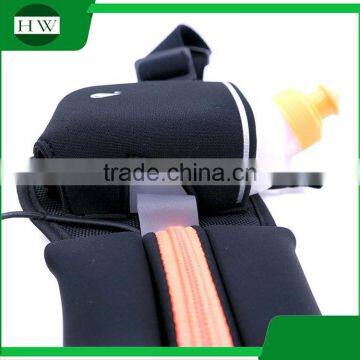 Custom Wholesale Logo Printed Reflective Waterproof Led Cell Mobile Phone Gym Sports Running Belt Waist Bag Pack With Bottle photo-5