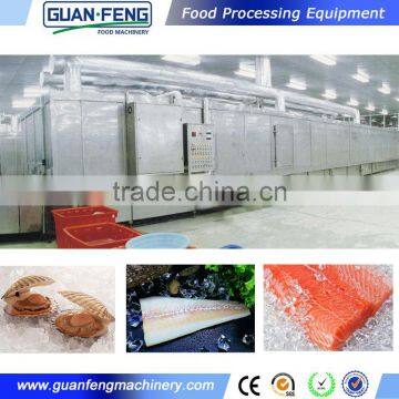 Newest Design High Quality Tunnel Quick Freezing Freezers Food Machinery photo-2