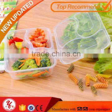 the truth why 3 compartment disposable plastic fast food containers with divider for all people