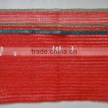 40*60CM red PE Raschel Mesh Bag.