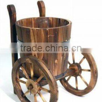 Cartwheel Flower Planter Barrel