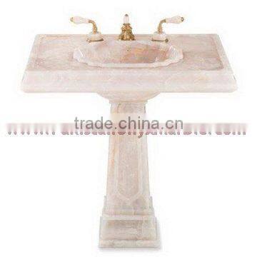 Professional Manufacture ONYX PEDESTALS SINKS AND BASINS photo-2
