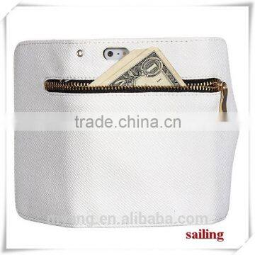 Wholesale Luxury Zippered Leather Wallet Flip Case For Apple Iphone 6 With Corsair, Eather Wallet Flip Case For Iphone 6 photo-5