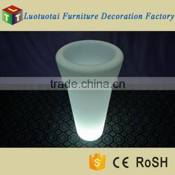 Modern Round Shape High LED Flower Pot/LED Planter With 16 Color Changing for Outdoor photo-6