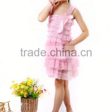 Hot Selling Girls Sexy Lace Petti Dress With Bows