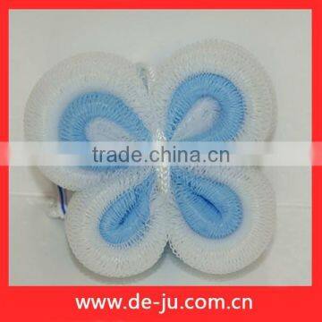 PE Mesh White Blue Butterfly Ball Bath Flower photo-3