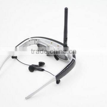 5.8GHz Wireless FPV HD Eyewear Glasses For FPV Racing Drone Glasses Display Support 68inch Full Color LCOS Screen photo-5