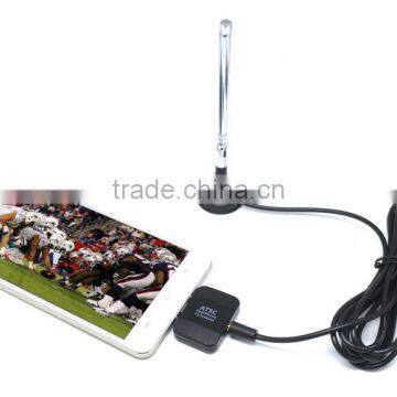 Auto Mobile Portable Android 2 mhz DVB-T2s DVBT T2 Smart Micro USB Digital TV Tuner Mini Box Receiver For Android Pad Bus