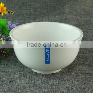 China Supplier White Tall Soup Ceramic Bowl Eco Friendly