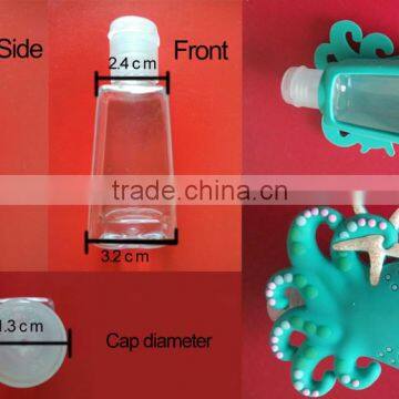 High Quality Scented Alcohol-based Waterless Hand Hygiene With Portable Fashional Silicone Holders