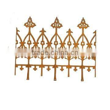 cast iron lawn edge fence